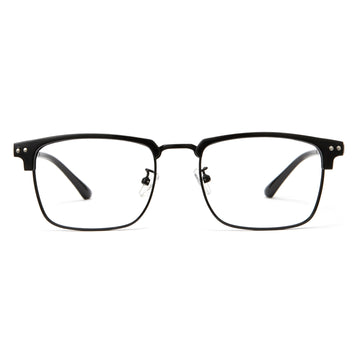 Cyxus Blue Light Blocking Glasses Square Half Rim Computer Gaming Glasses 8133